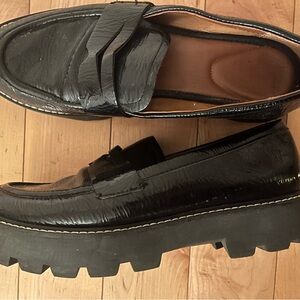 Black Leather women’s Loafers